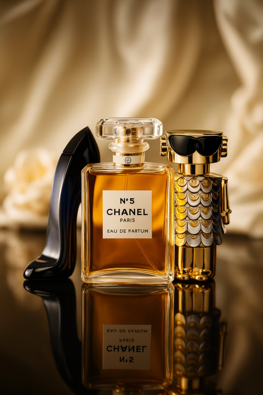 Set de 3 perfumes: Good Girl, Chanel Nº5, Fame 100 ml