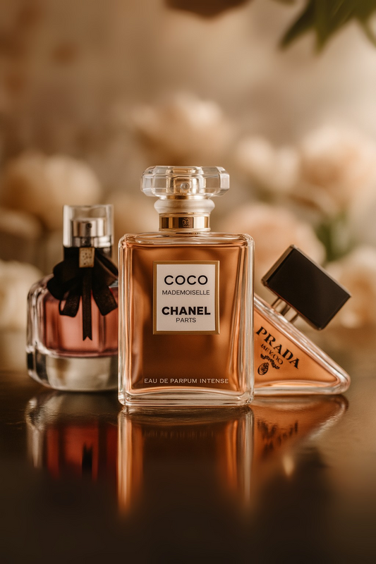 Set de 3 perfumes: Prada Paradoxe, Coco Mademoiselle, Mon Paris 100 ml