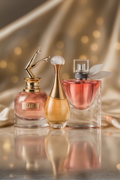 Set de 3 perfumes: Scandal, J'adore, La Vie Est Belle – 100 ml