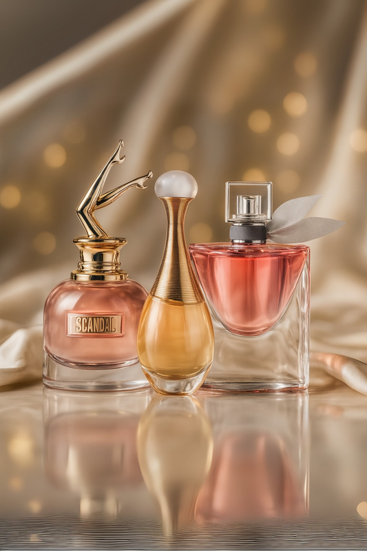 Set de 3 perfumes: Scandal, J'adore, La Vie Est Belle – 100 ml